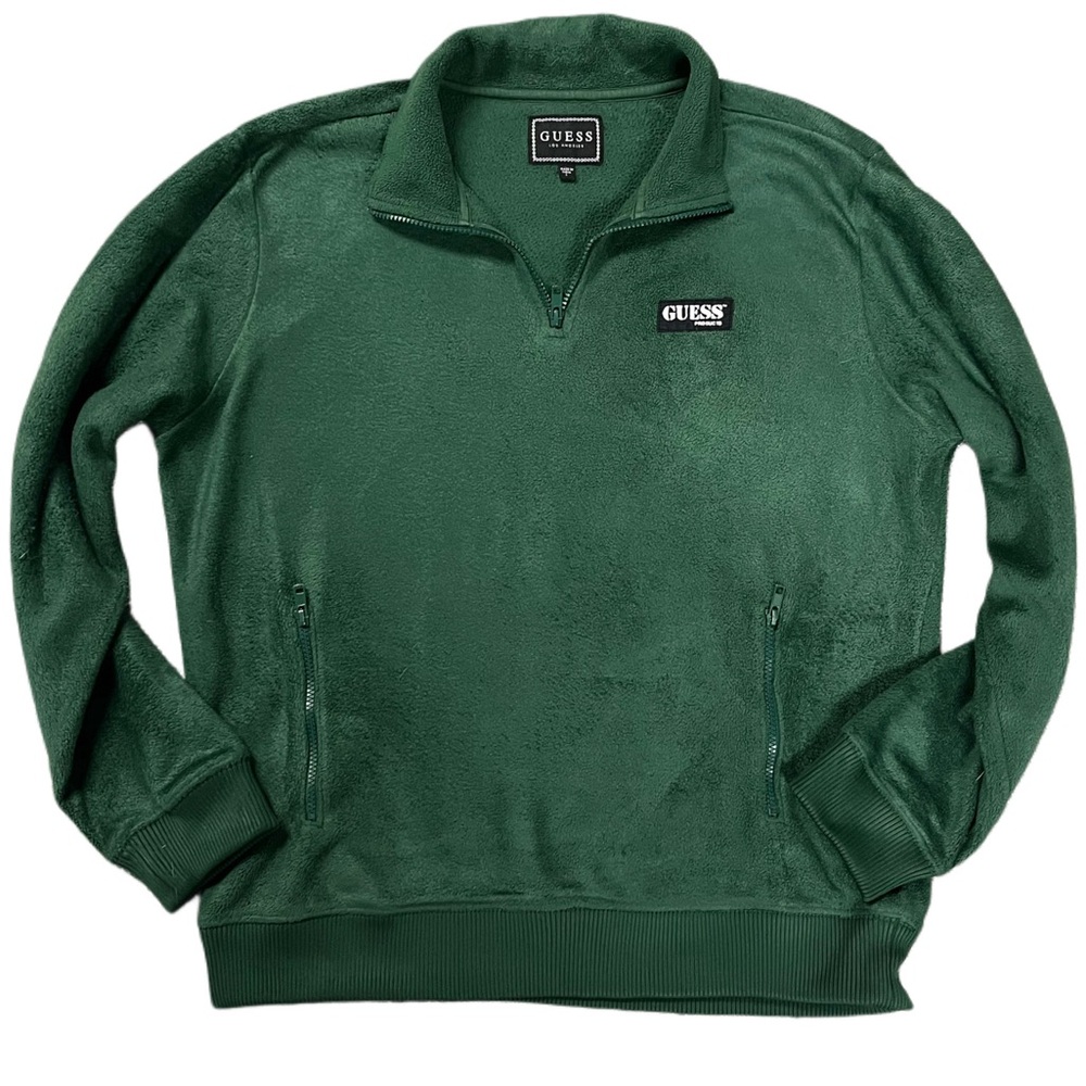 Men’s Green Guess Jacket - Size Large, Excellent Condition